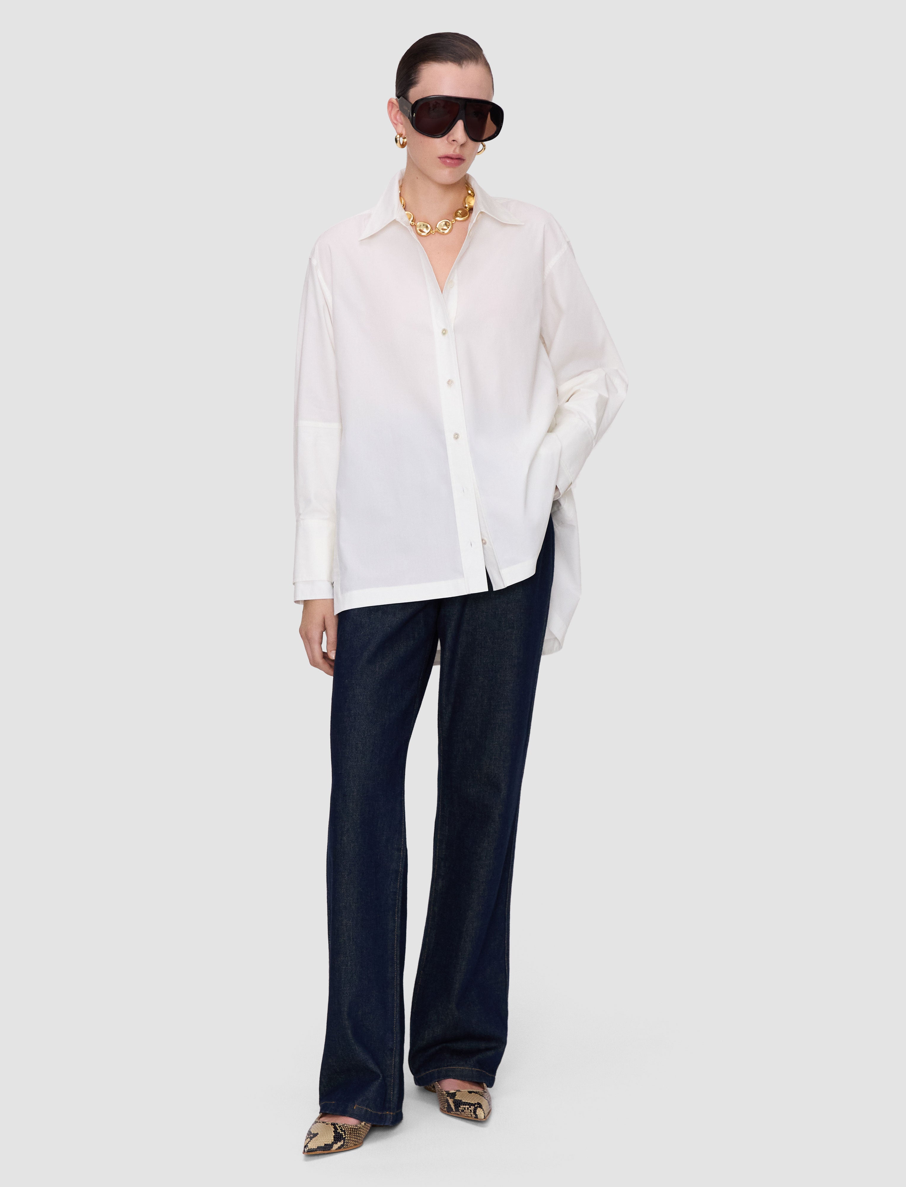 white-theia-cotton-poplin-shirt-JOSEPH