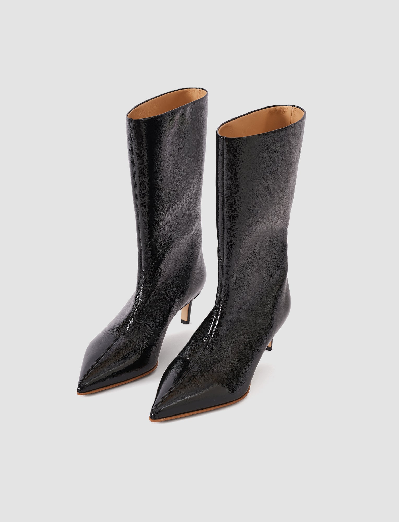 black-tiana-patent-leather-short-boots-JOSEPH