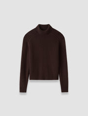 Brown Tilly Lofty Cashmere High Neck Jumper - Joseph