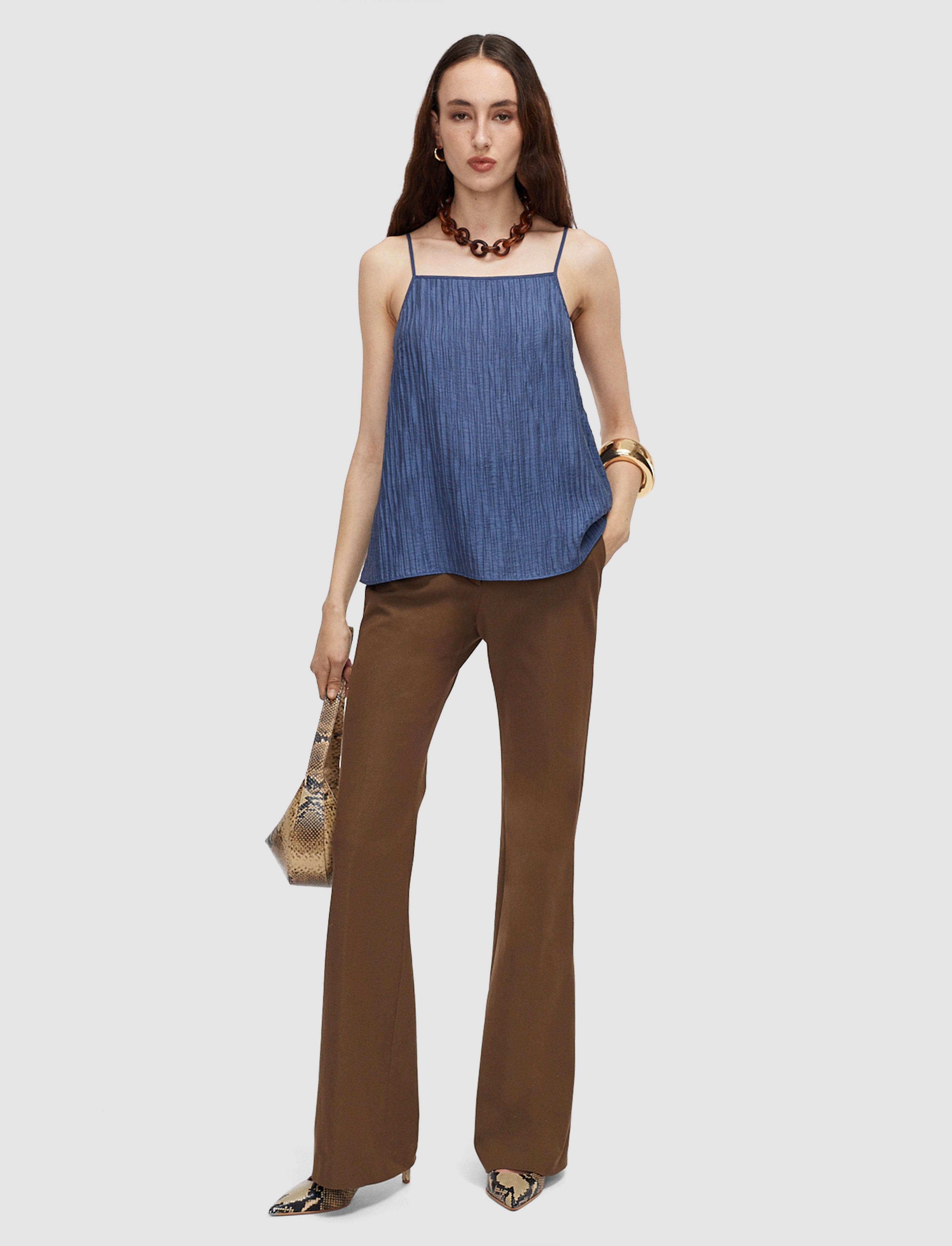 blue-titana-fluid-crinkle-camisole-JOSEPH
