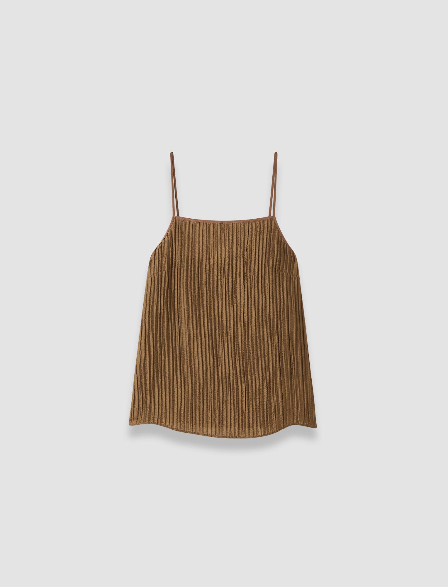 brown-titana-fluid-crinkle-camisole-JOSEPH