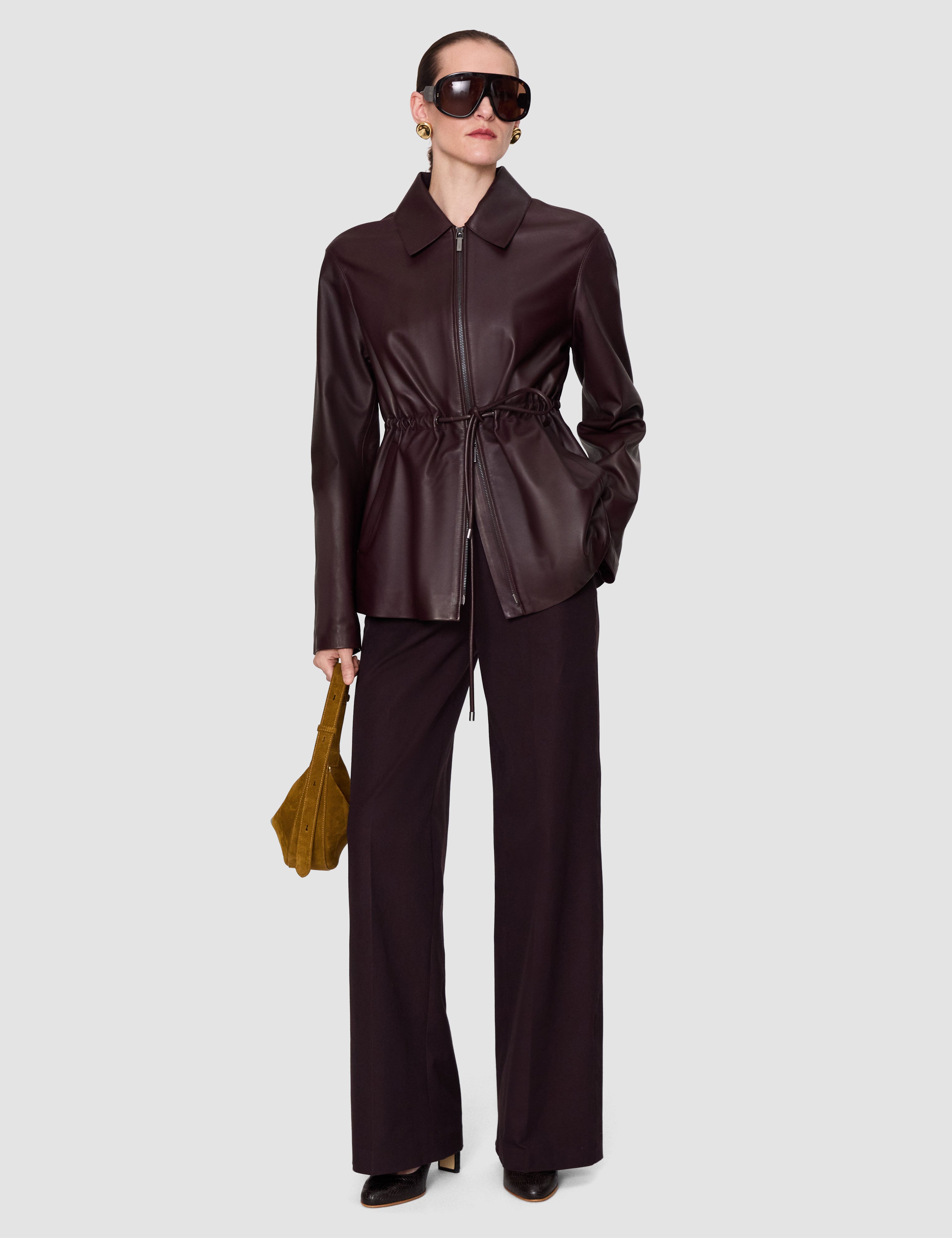 Purple Tullia Soft Nappa Jacket - Joseph