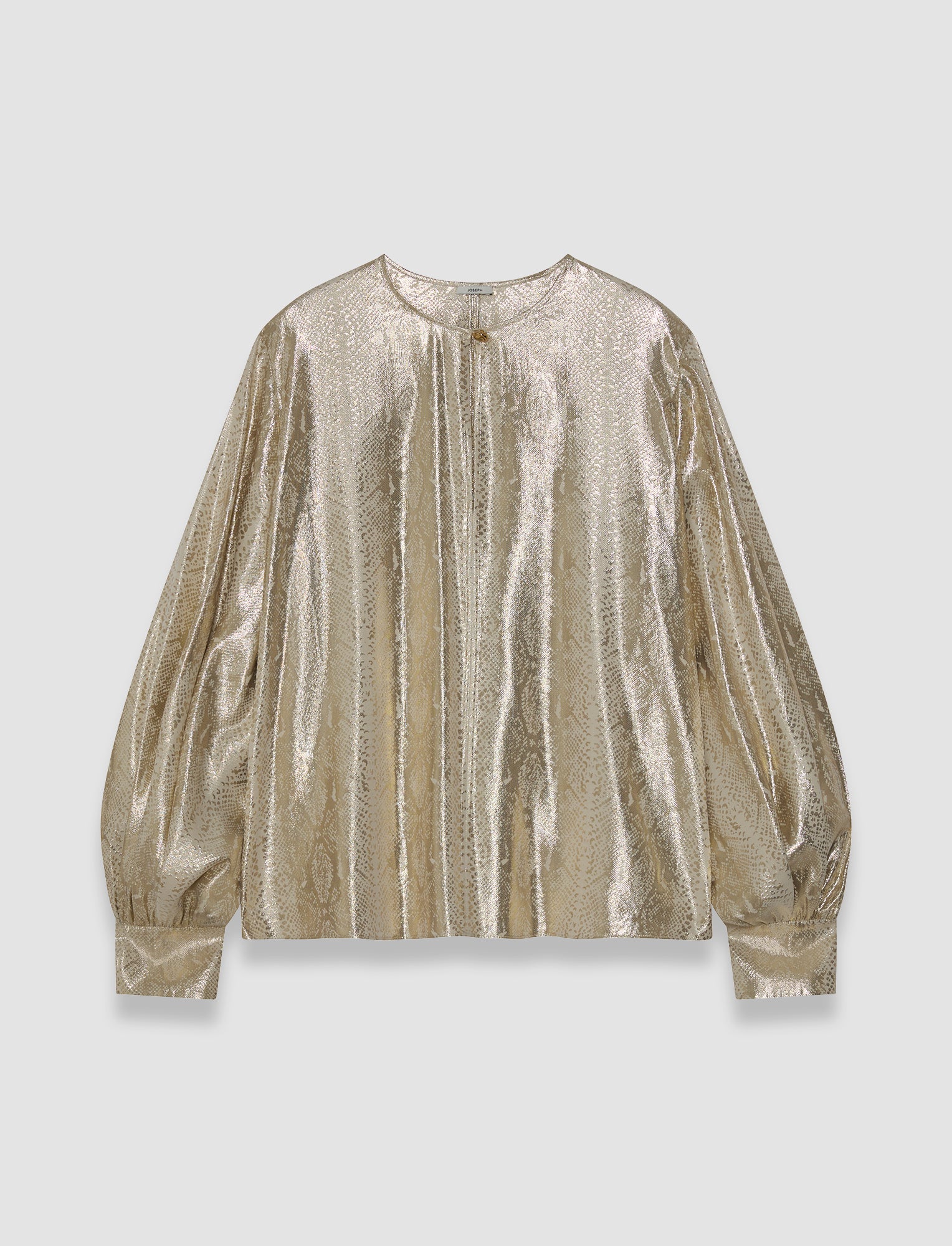 gold-valerie-silk-snake-lame-blouse-JOSEPH