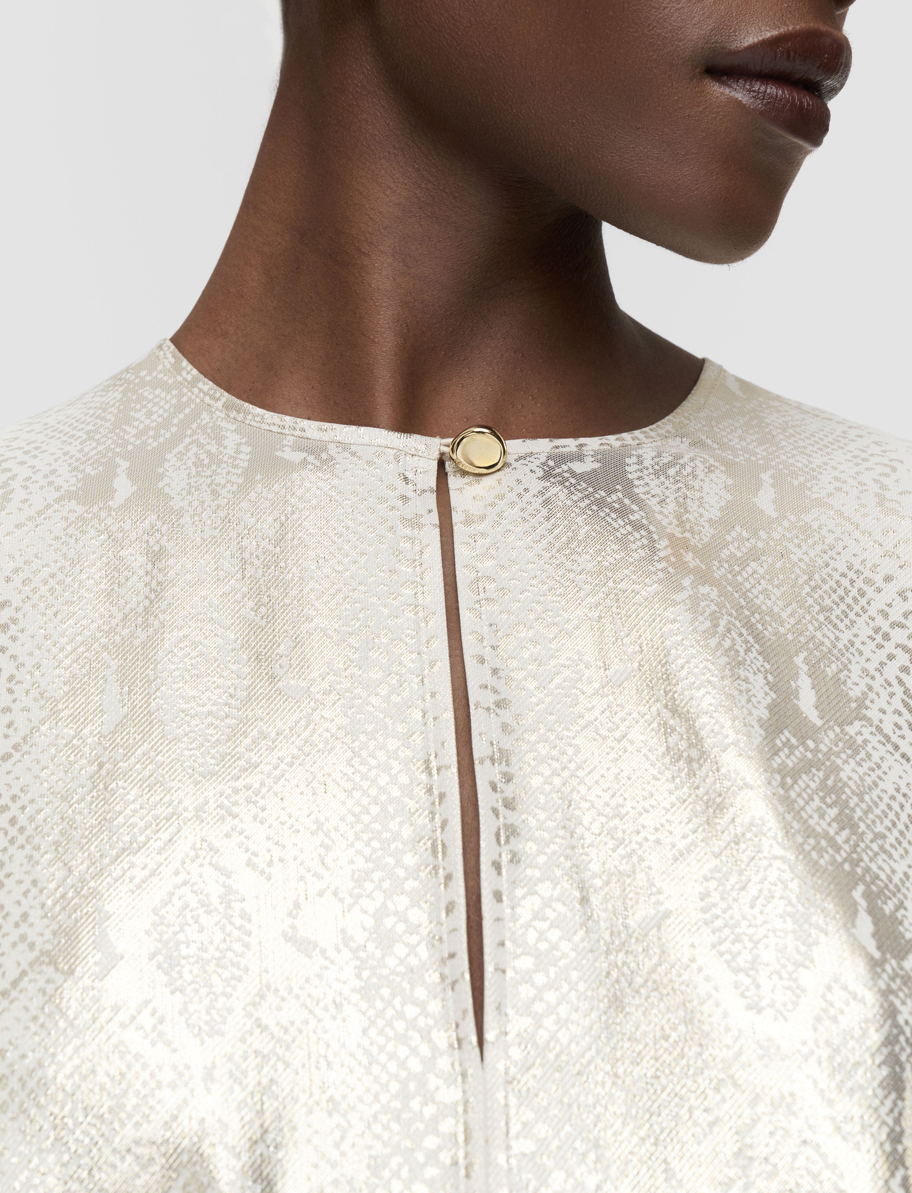 gold-valerie-silk-snake-lame-blouse-JOSEPH