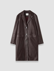 Purple Vittoria Soft Nappa Coat - Joseph