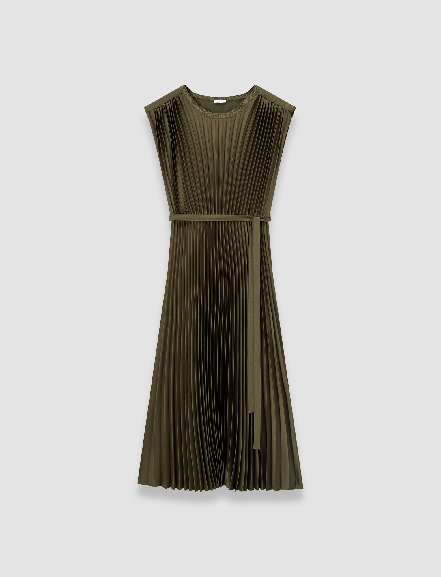 green-volta-knit-weave-plisse-dress-JOSEPH