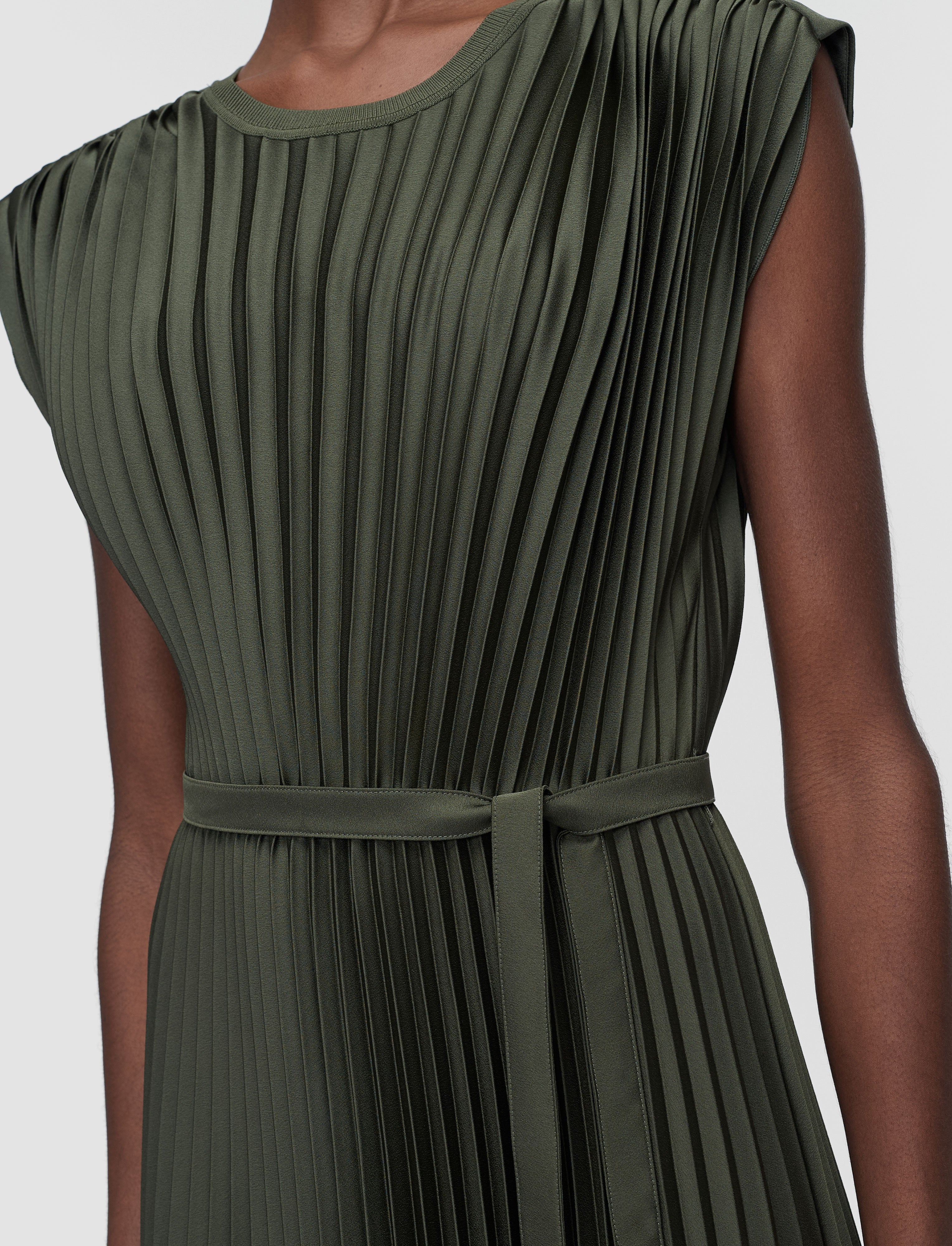 green-volta-knit-weave-plisse-dress-JOSEPH