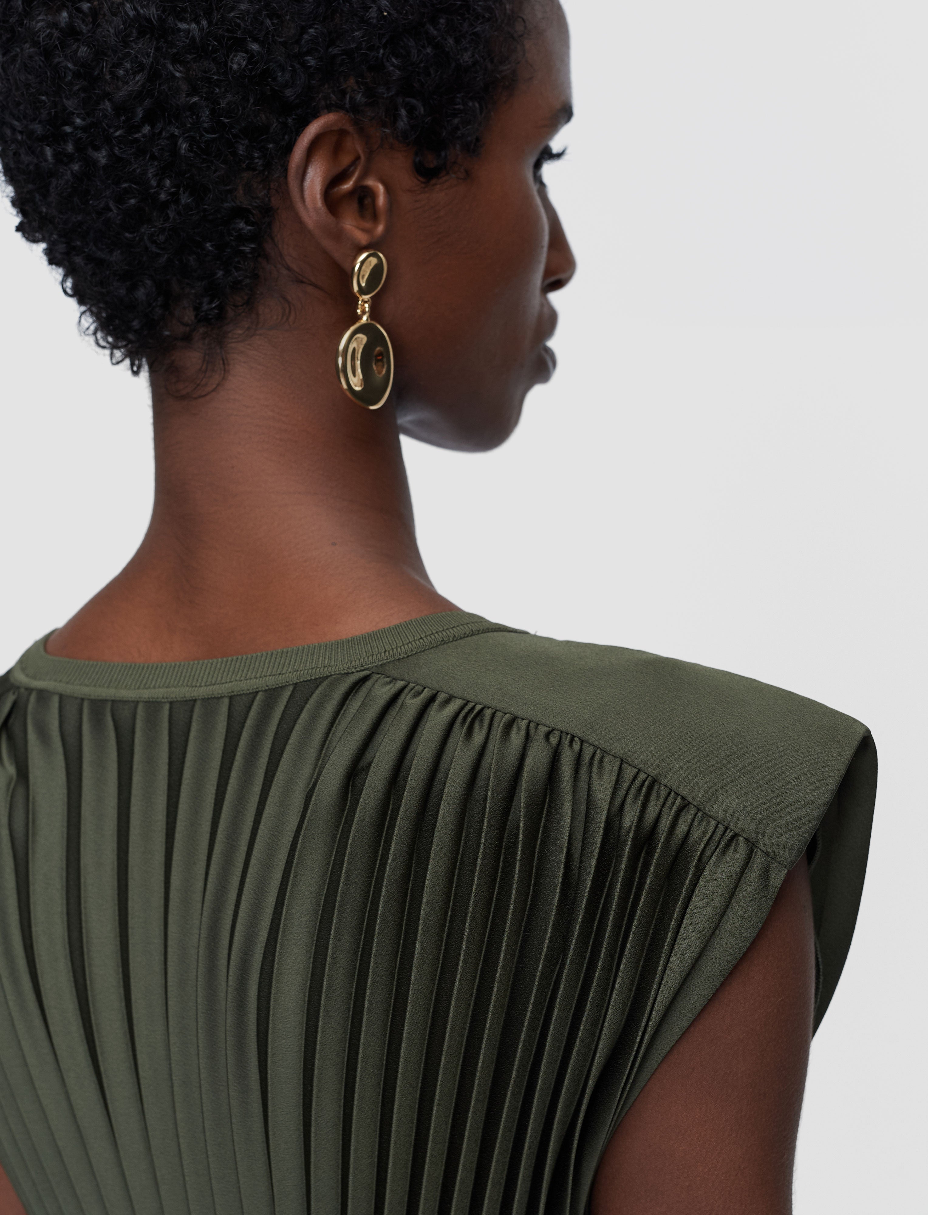 green-volta-knit-weave-plisse-dress-JOSEPH