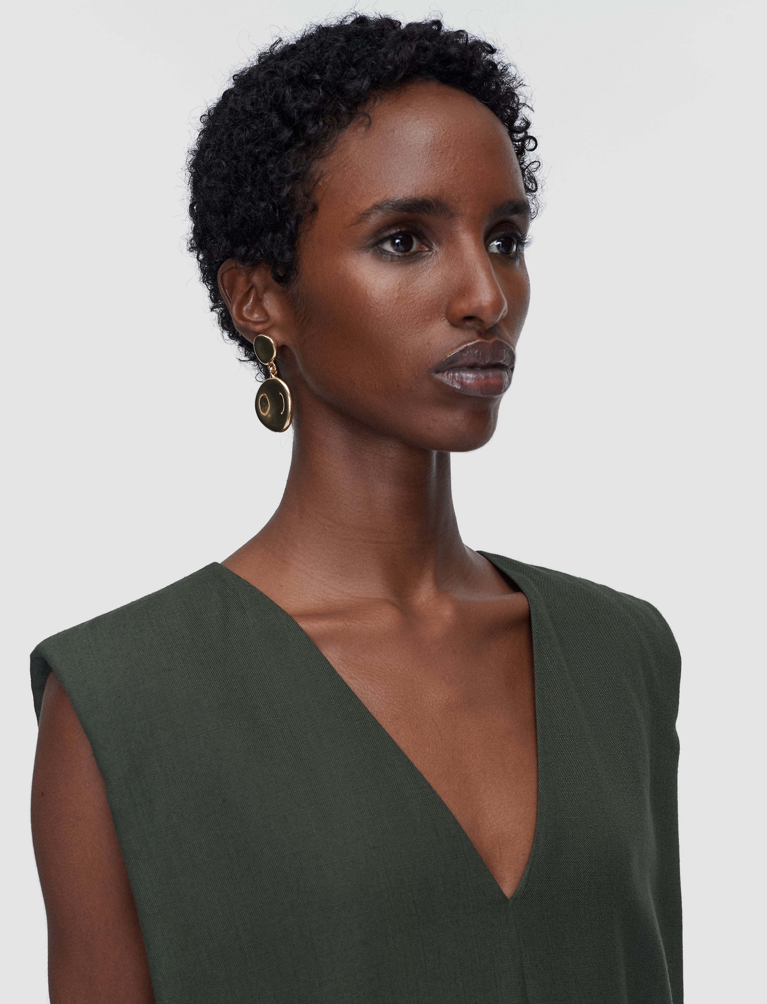 green-vssad-viscose-tailoring-dress-JOSEPH