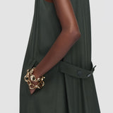 Green Vssad Viscose Tailoring Dress - Joseph