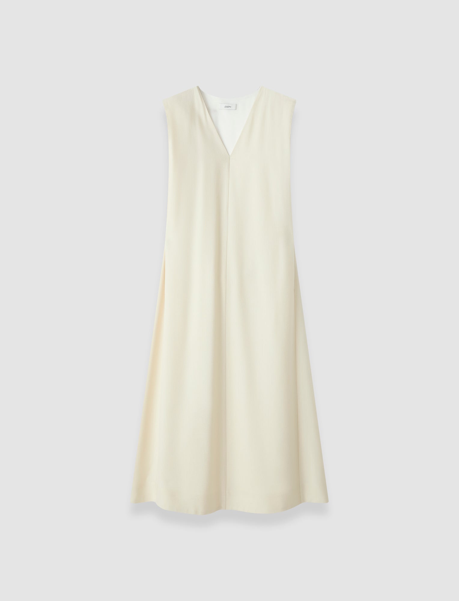 blanc-robe-vssad-en-tailoring-de-viscose-JOSEPH