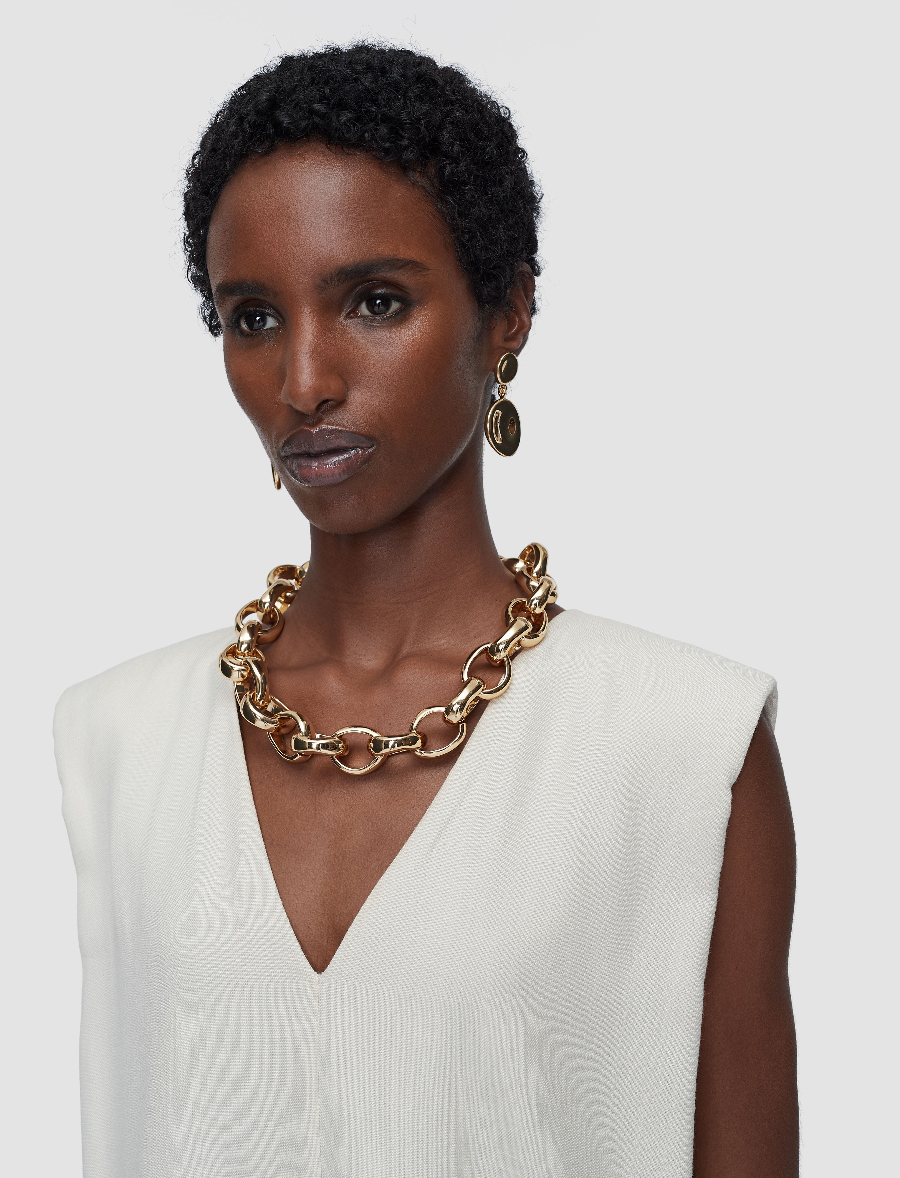 blanc-robe-vssad-en-tailoring-de-viscose-JOSEPH
