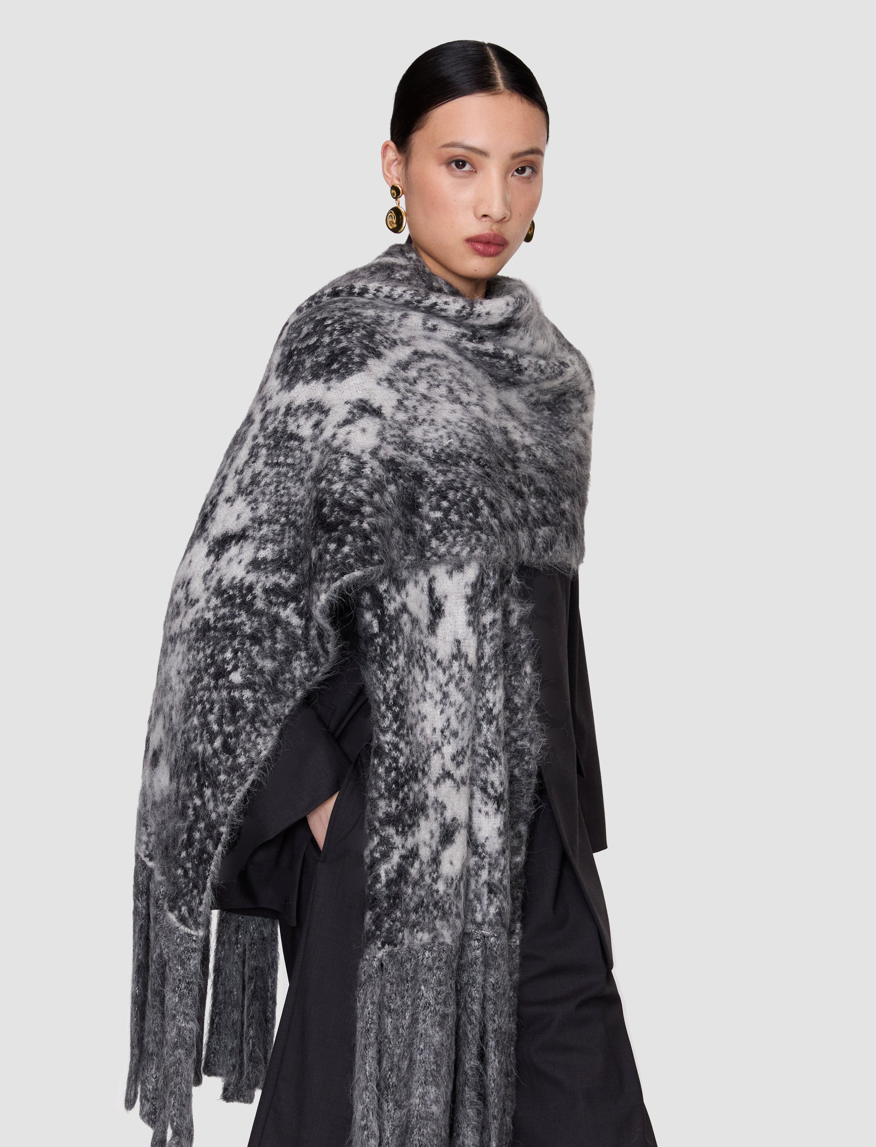 black-winster-fluffy-snake-scarf-JOSEPH
