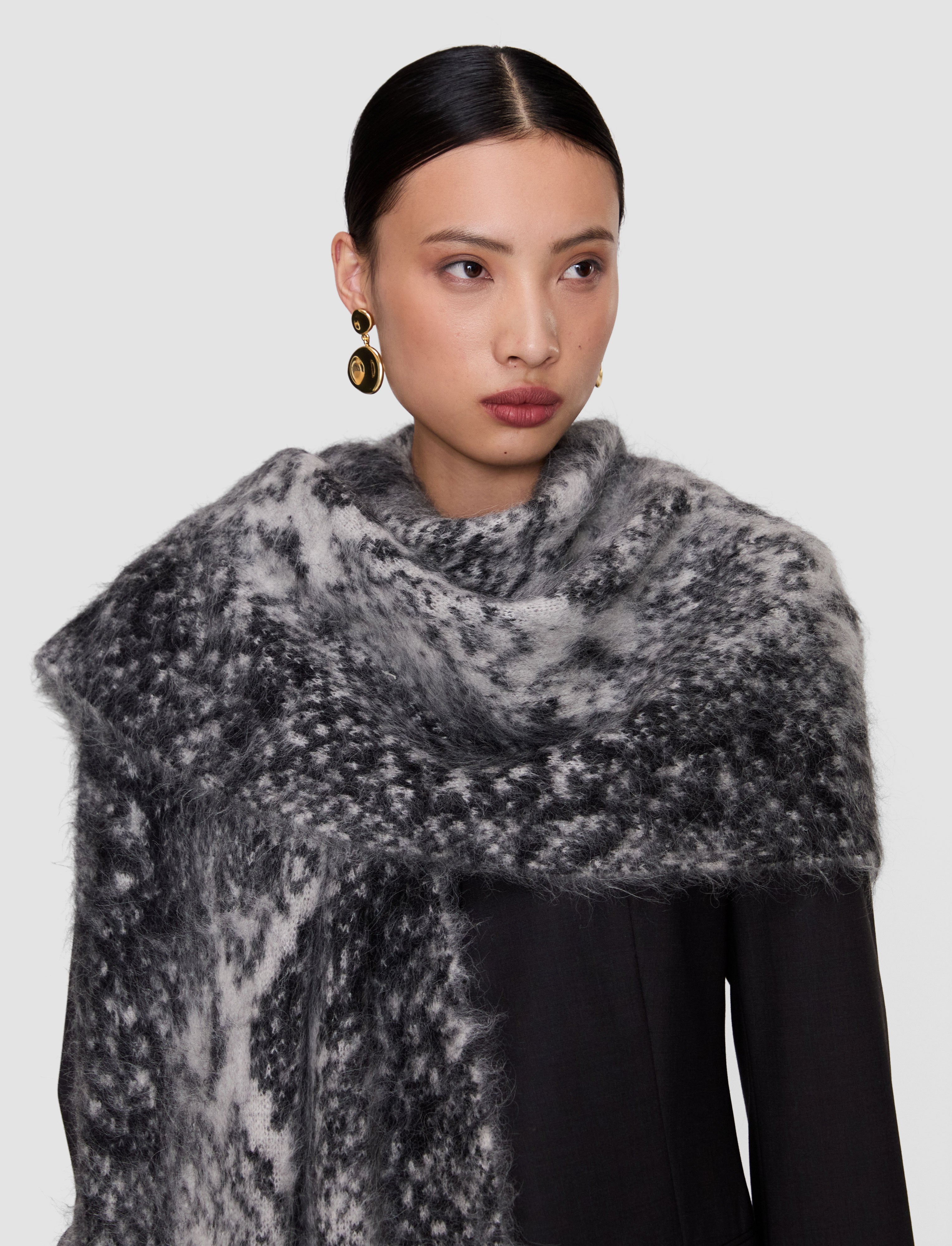 black-winster-fluffy-snake-scarf-JOSEPH