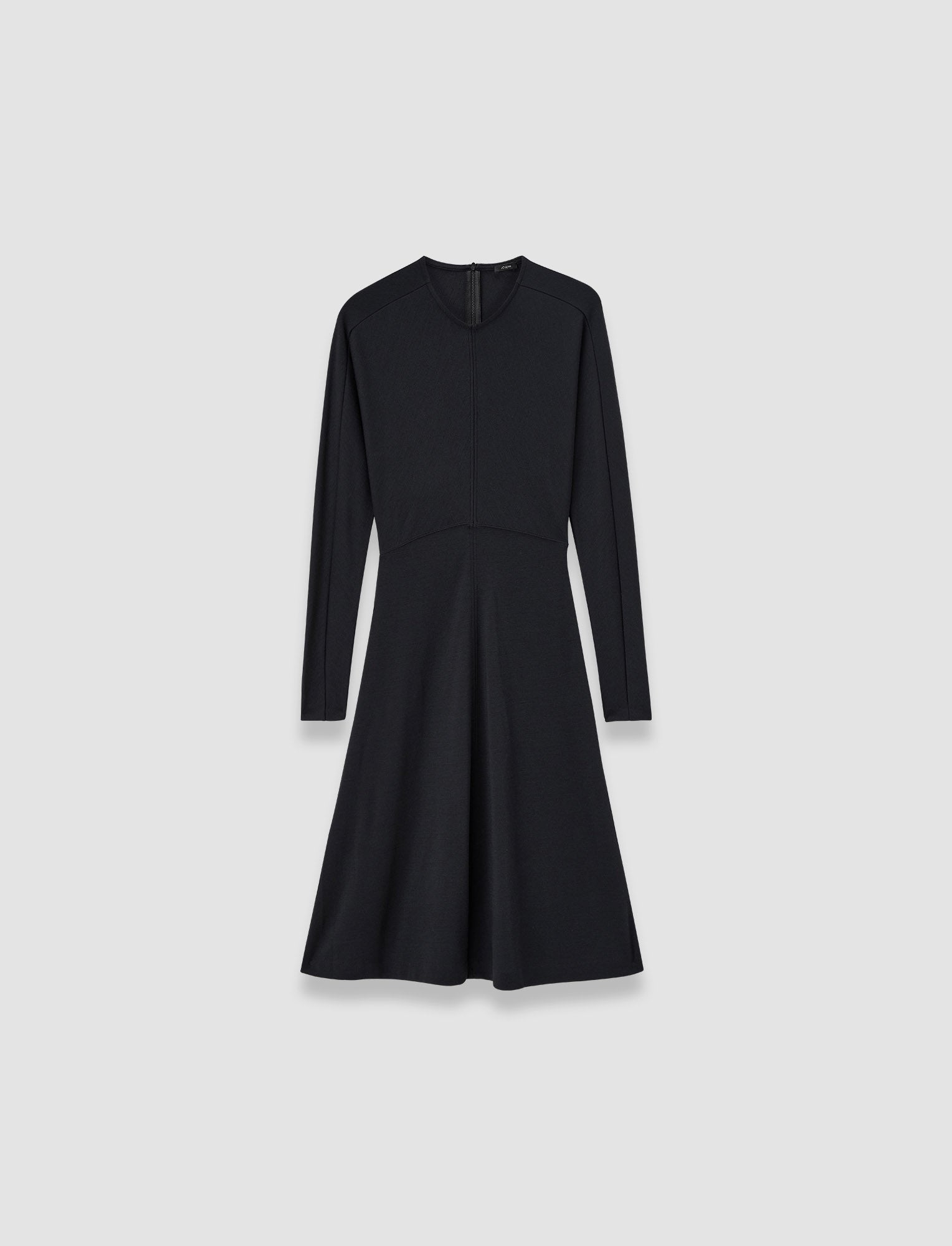 black-wool-jersey-dress-JOSEPH