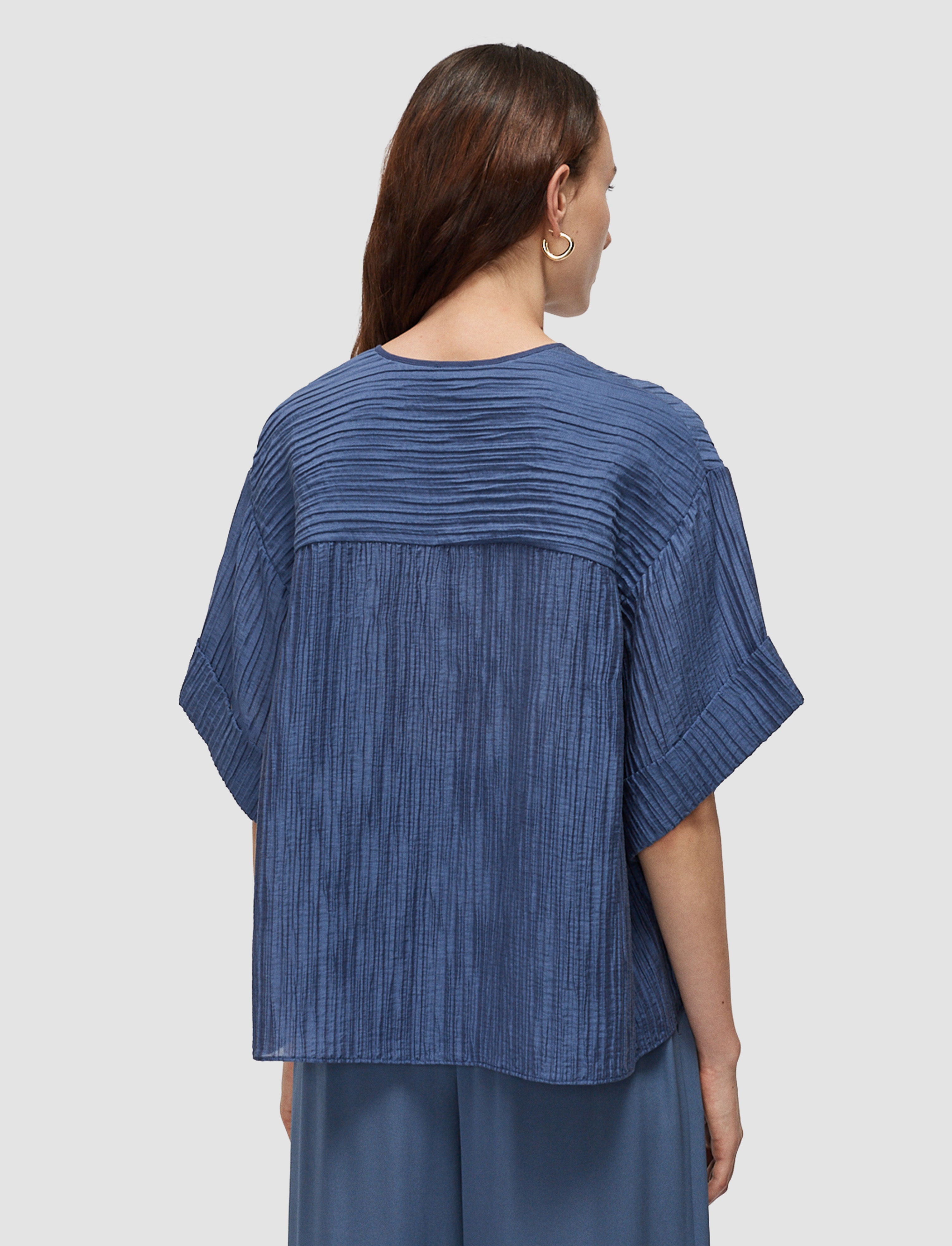 blue-yani-fluid-crinkle-blouse-JOSEPH