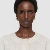 White Yani Light Wool Blouse - Joseph