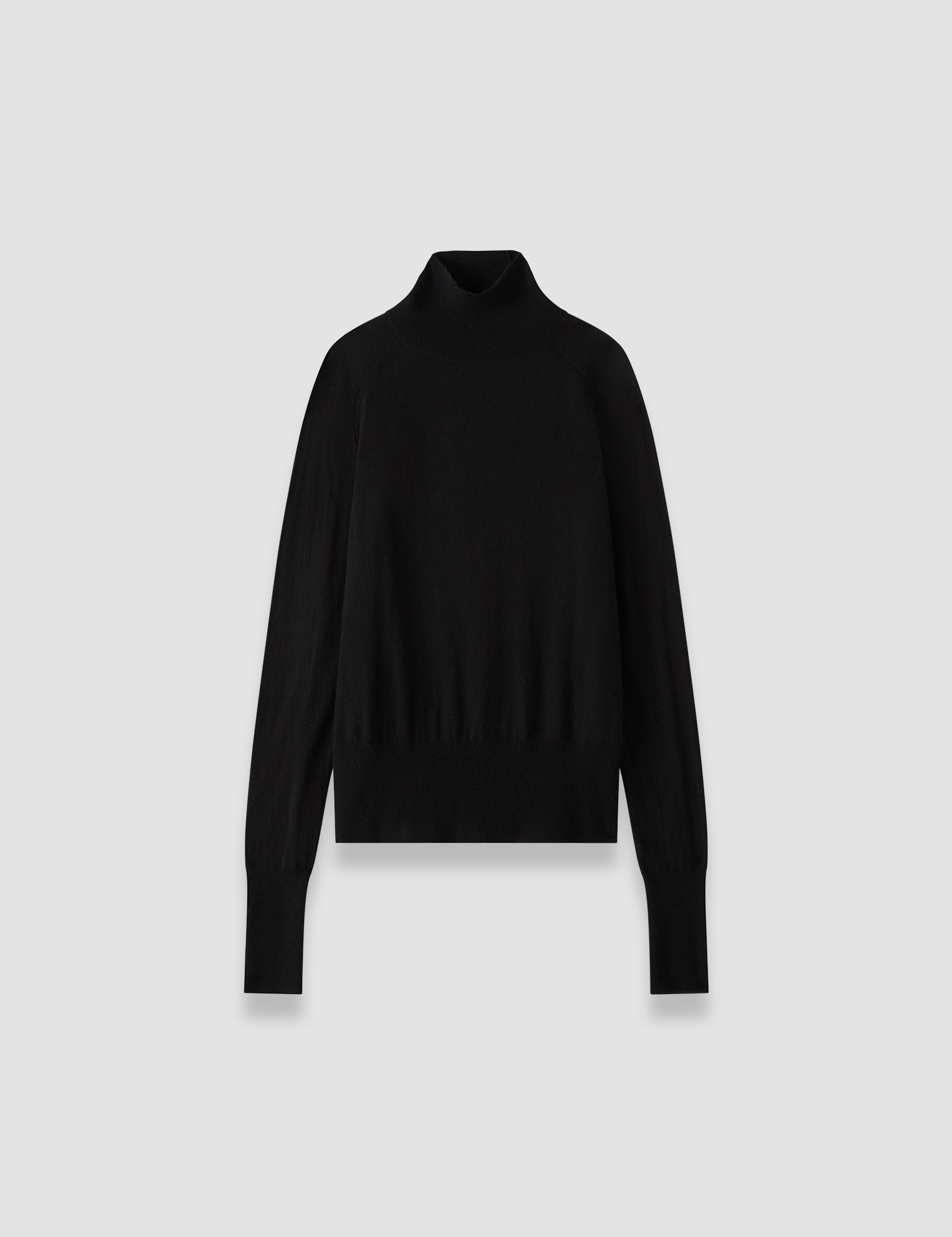 Black Yara Cashair High Neck Jumper - Joseph
