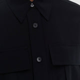 Black Yas Crepe de Soie Silk Shirt - Joseph