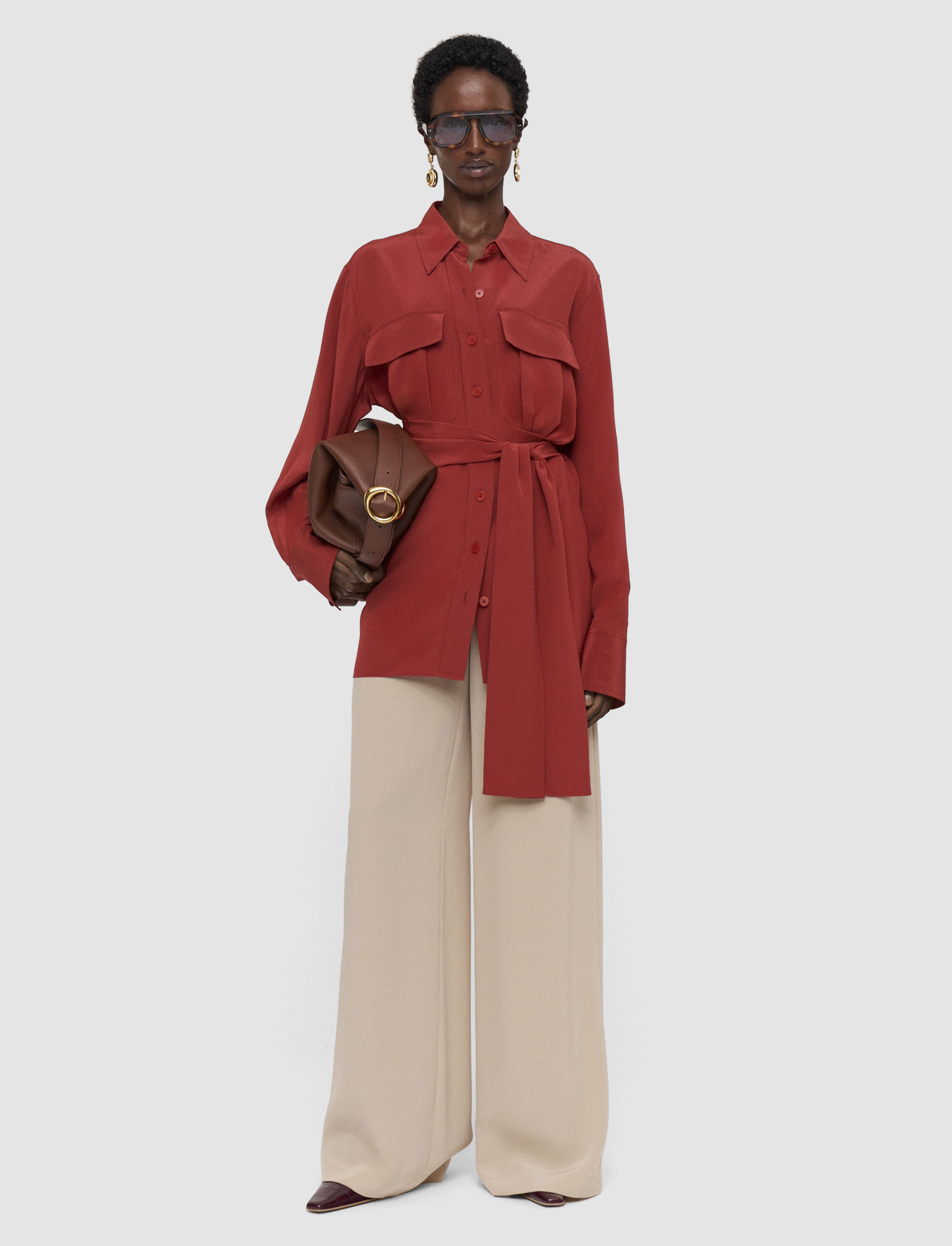red-yas-crepe-de-soie-silk-shirt-JOSEPH