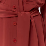 Red Yas Crepe de Soie Silk Shirt - Joseph