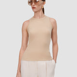 Yeux Cotton Rib Vest