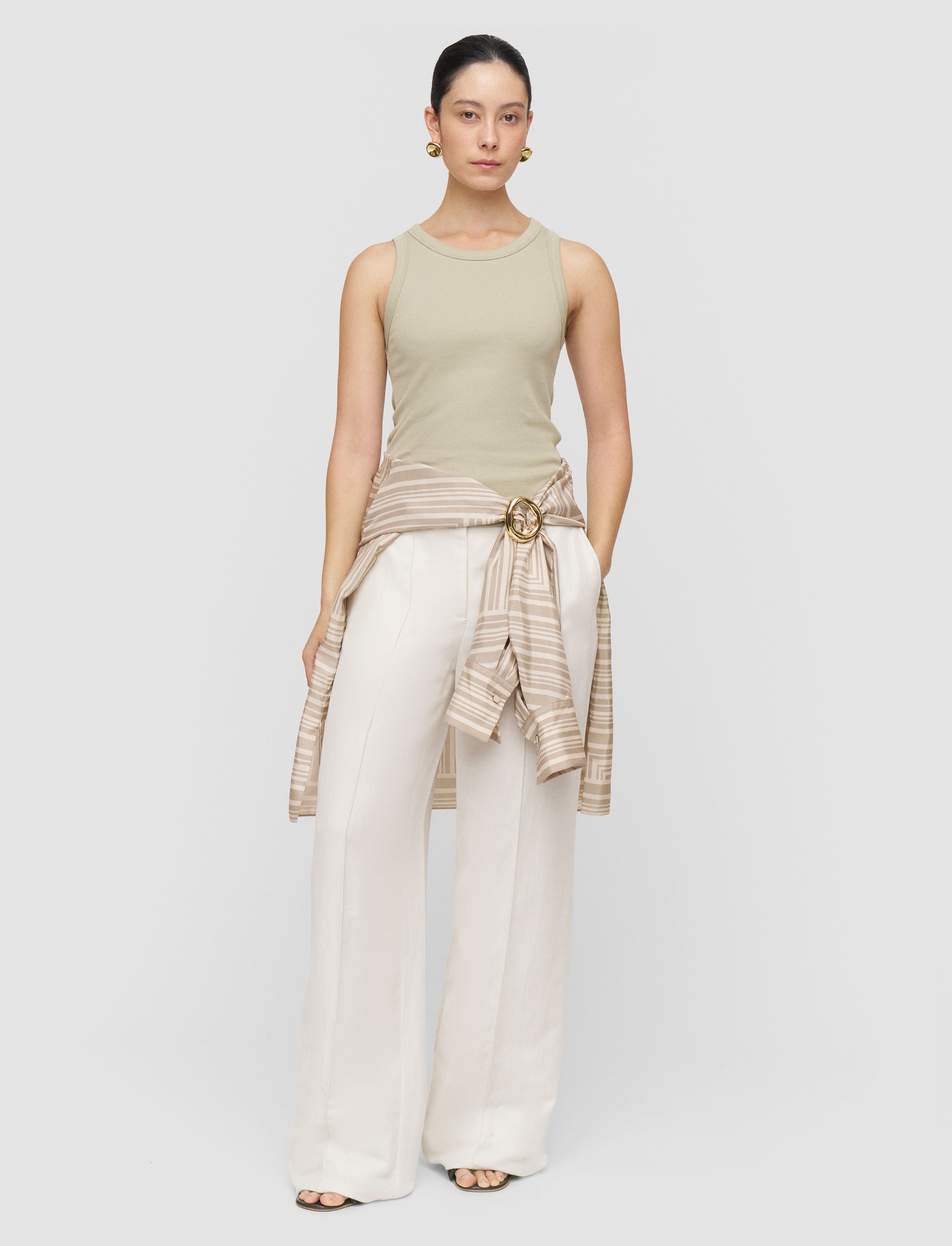 green-yeux-cotton-rib-vest-JOSEPH