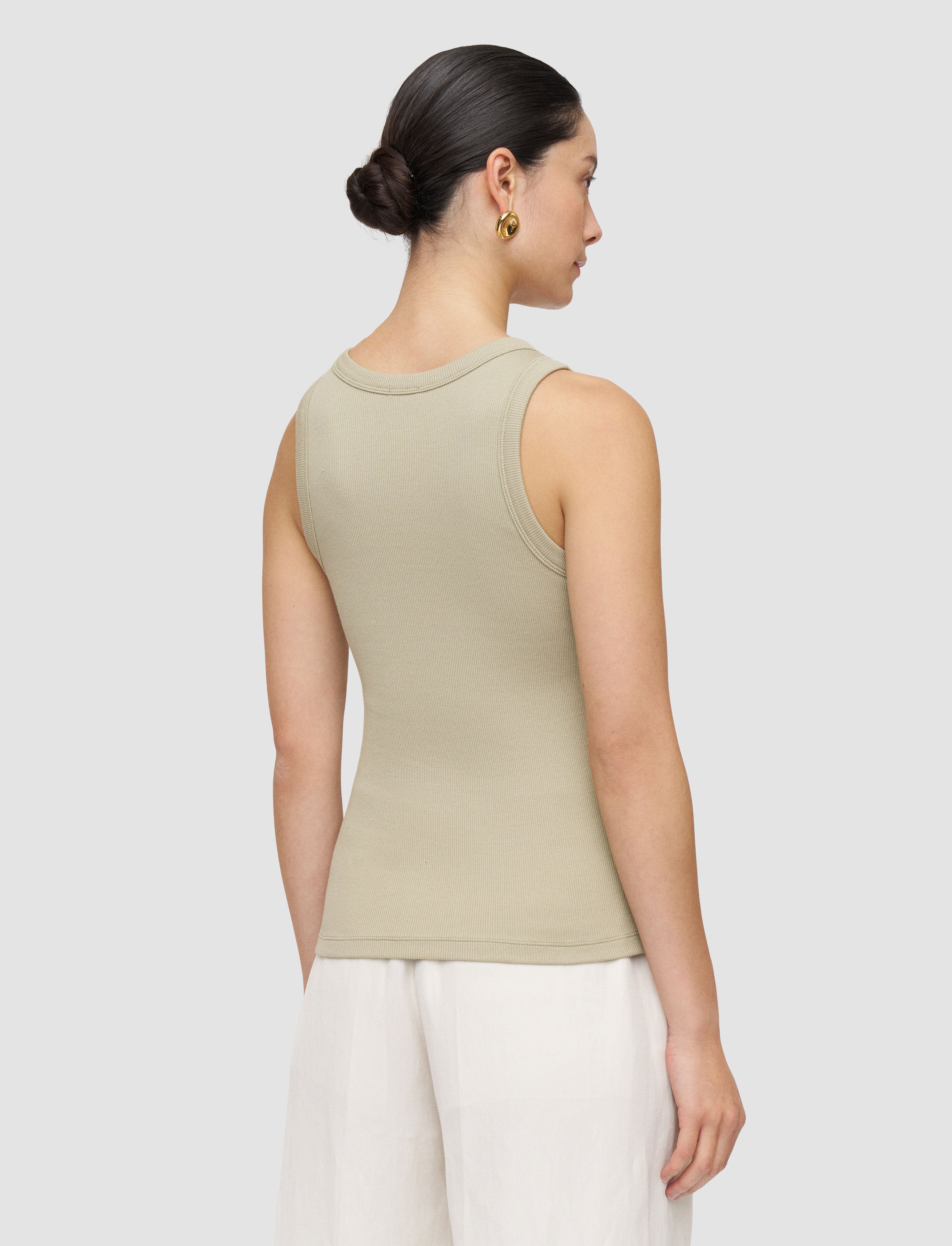 green-yeux-cotton-rib-vest-JOSEPH