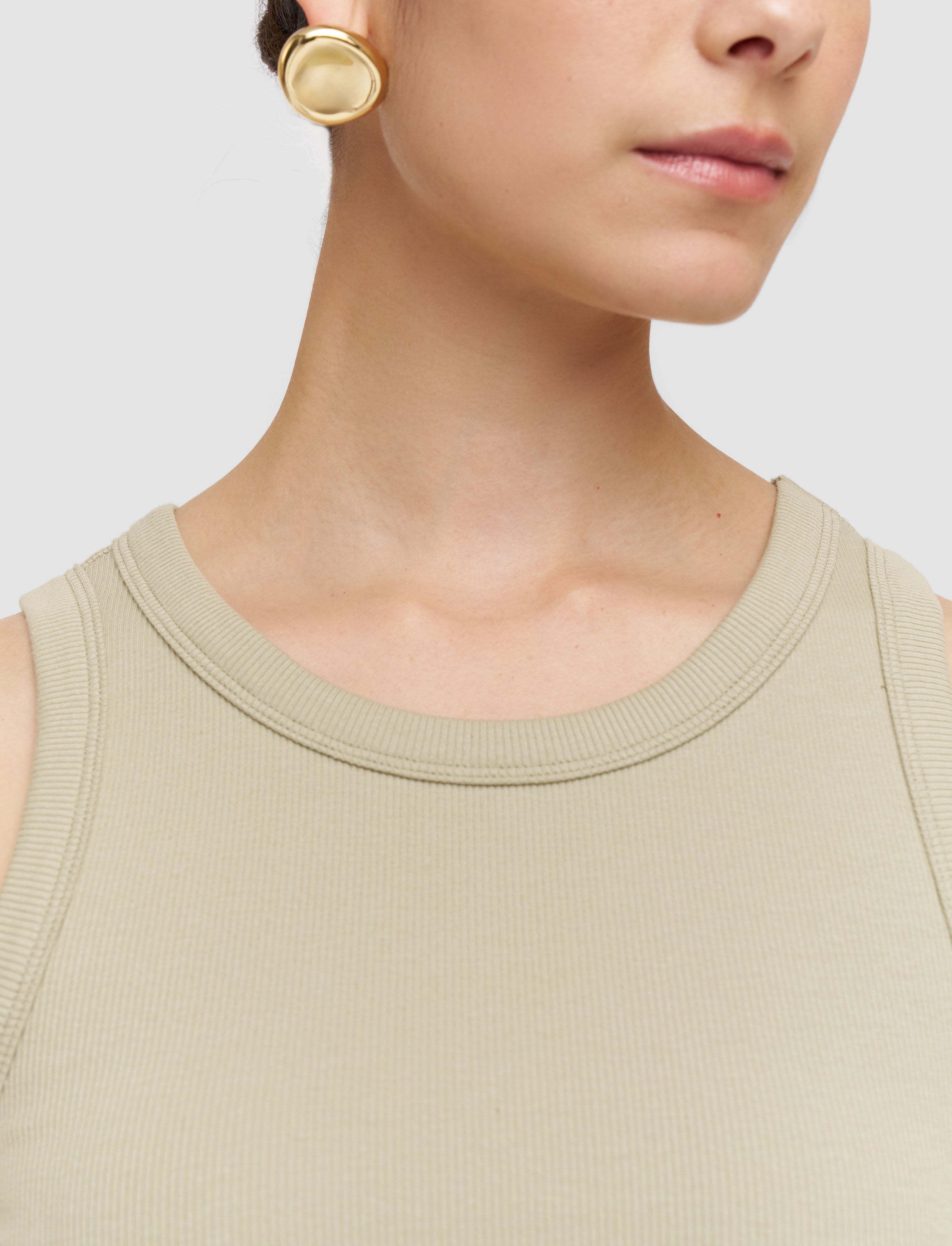 green-yeux-cotton-rib-vest-JOSEPH