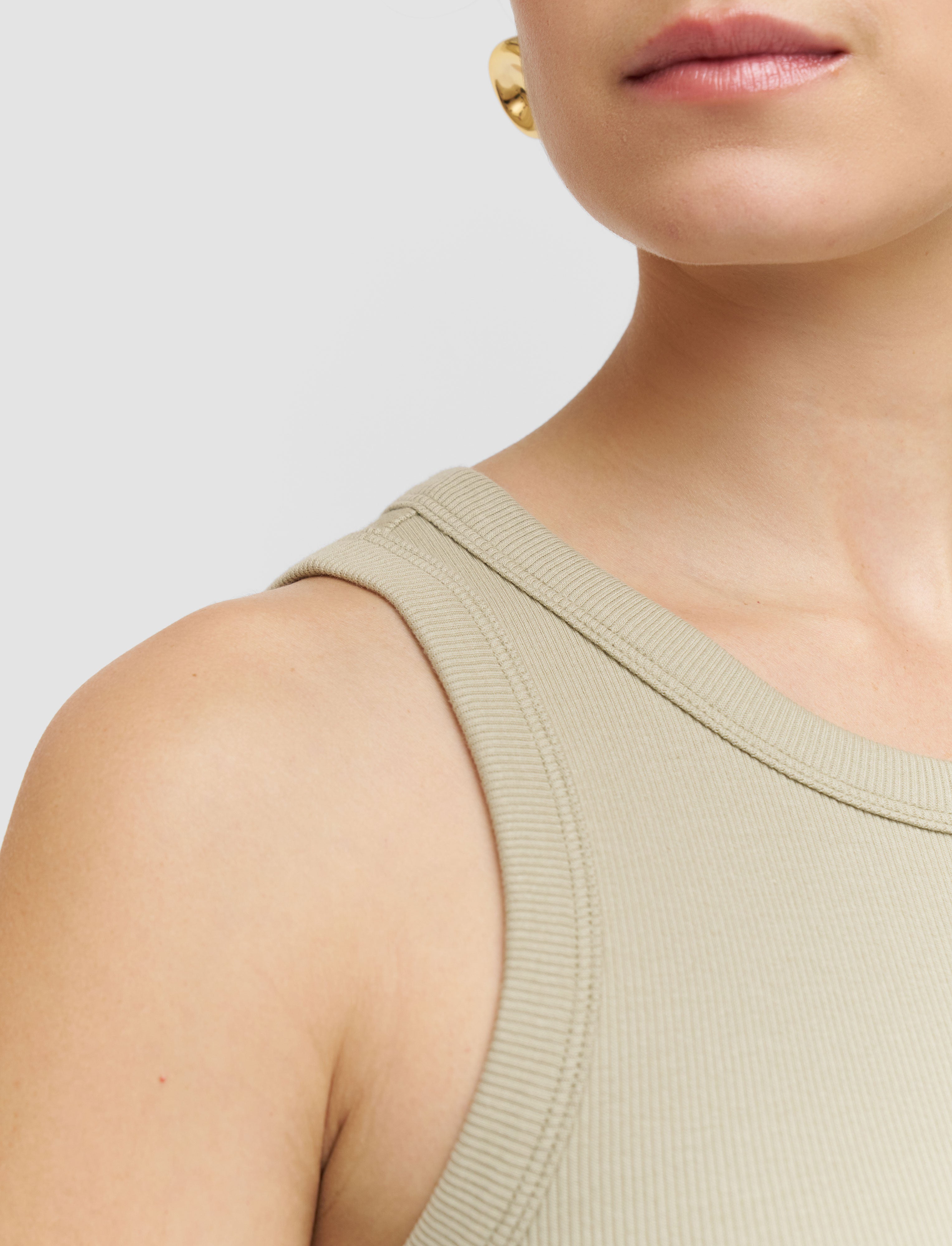 green-yeux-cotton-rib-vest-JOSEPH