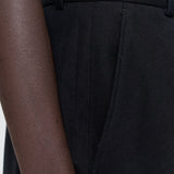 Black Yukio Gabardine Stretch Trousers - Joseph