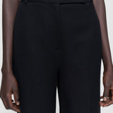 Black Yukio Gabardine Stretch Trousers - Joseph