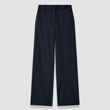 Blue Yukio Gabardine Stretch Trousers - Joseph