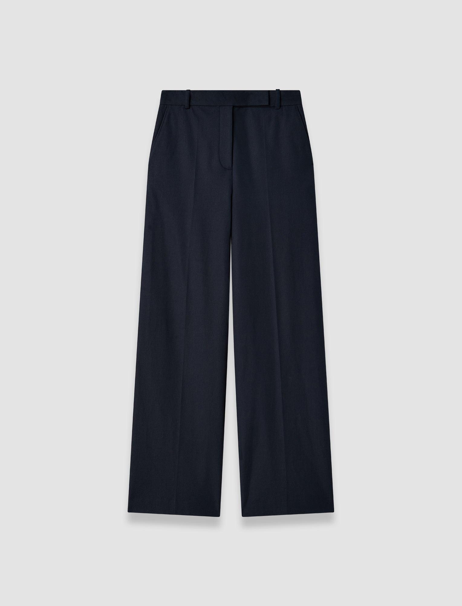 blue-yukio-gabardine-stretch-trousers-JOSEPH