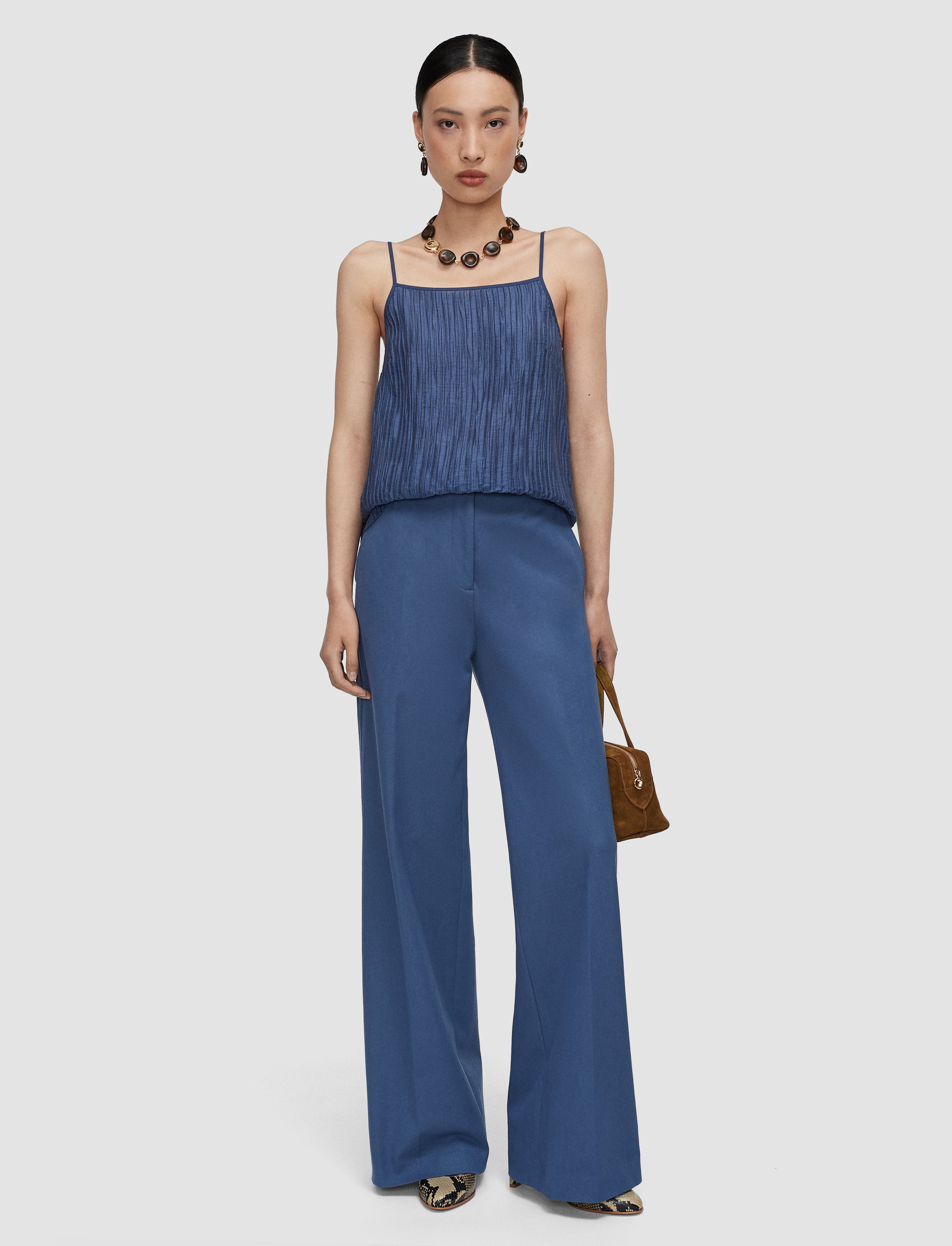 blue-yukio-gabardine-stretch-trousers-JOSEPH
