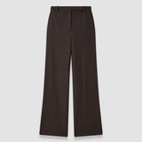 Brown Yukio Gabardine Stretch Trousers - Joseph