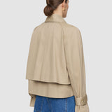 Beige Zago Cotton Trench Jacket - Joseph
