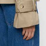 Beige Zago Cotton Trench Jacket - Joseph