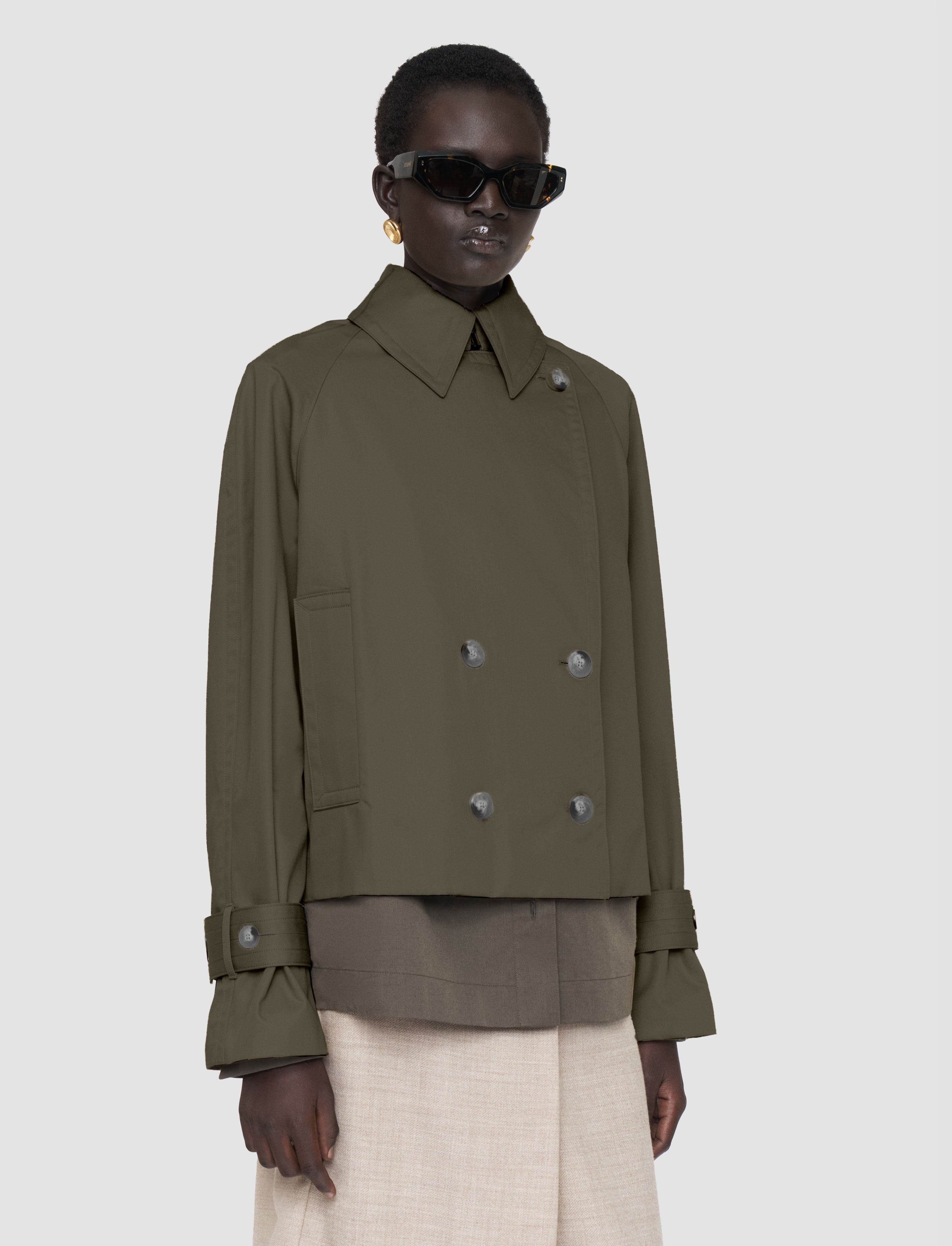 vert-trench-zago-en-coton-JOSEPH