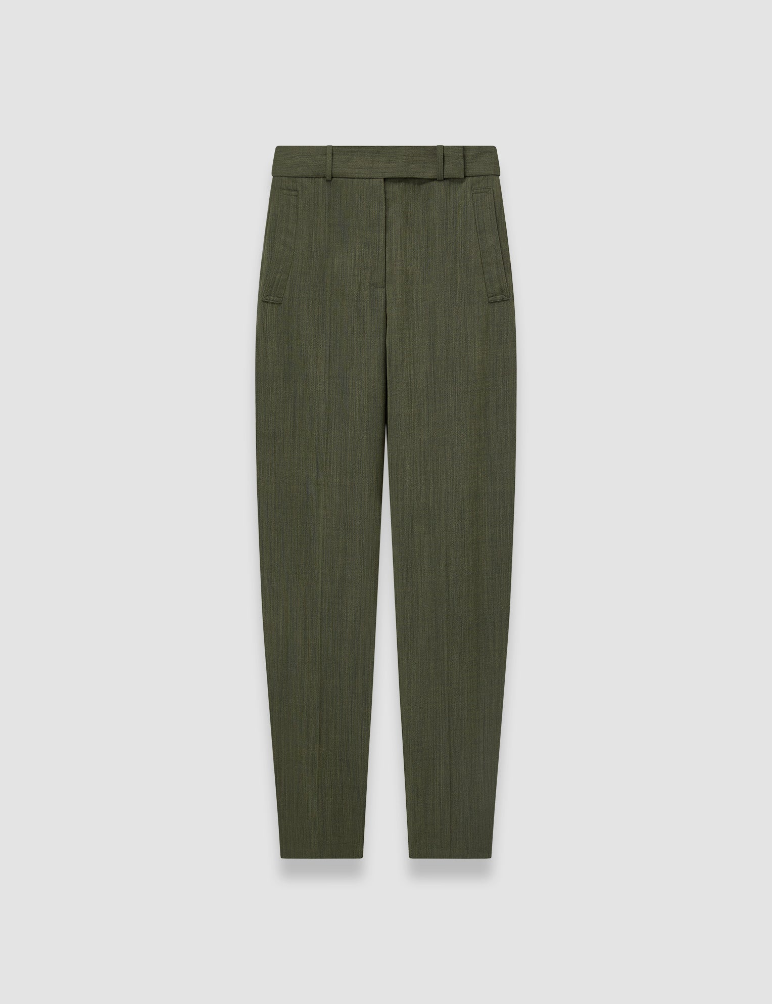 Green Zen Light Wool Trousers - Joseph