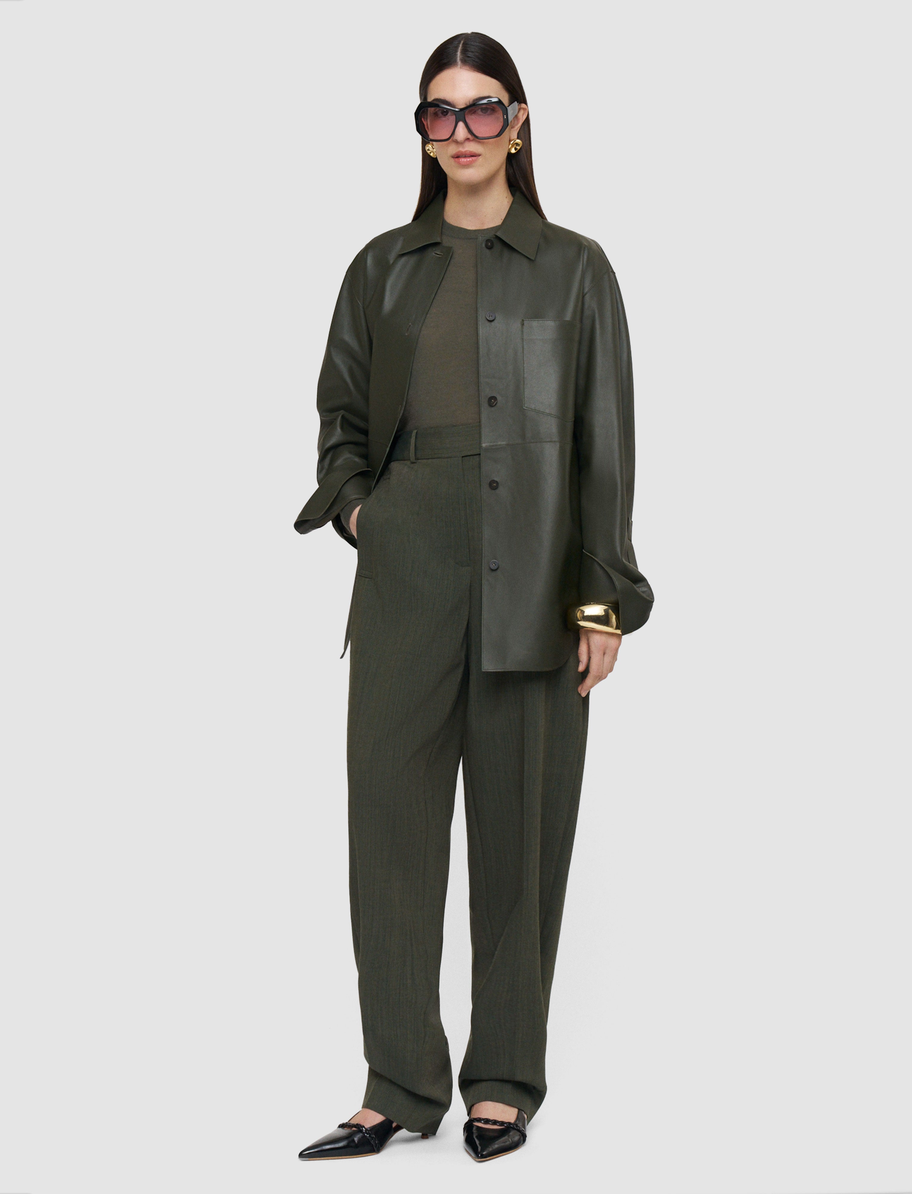 green-zen-light-wool-trousers-JOSEPH
