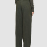 Green Zen Light Wool Trousers - Joseph