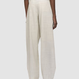 White Zen Light Wool Trousers - Joseph