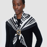 Multicolour Zenza Large Silk Scarf - Joseph