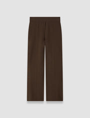 Brown Zeta Light Viscose Knit Trousers - Joseph