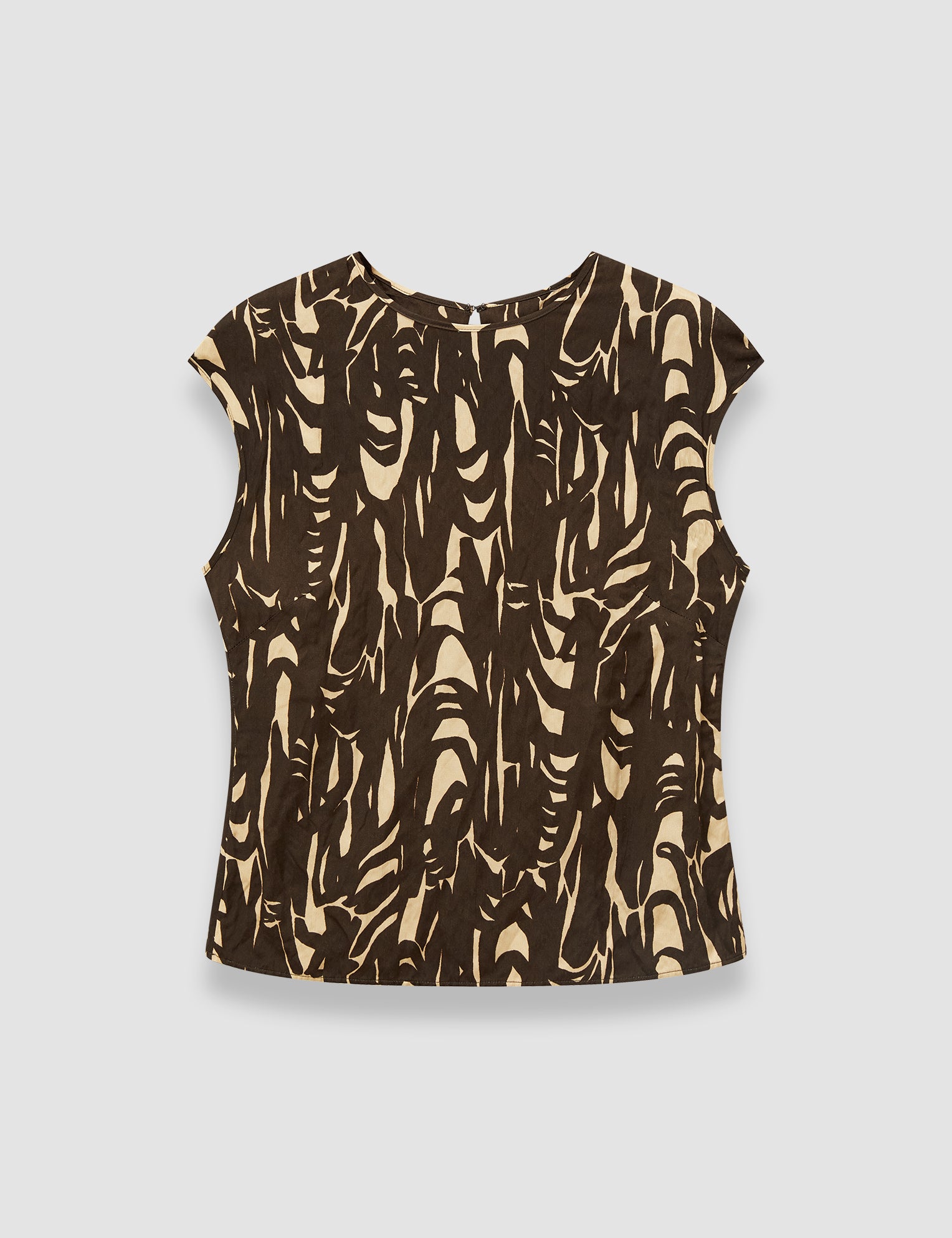 Multicolour Zeyna Printed Crinkle Top - Joseph