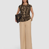 Multicolour Zeyna Printed Crinkle Top - Joseph