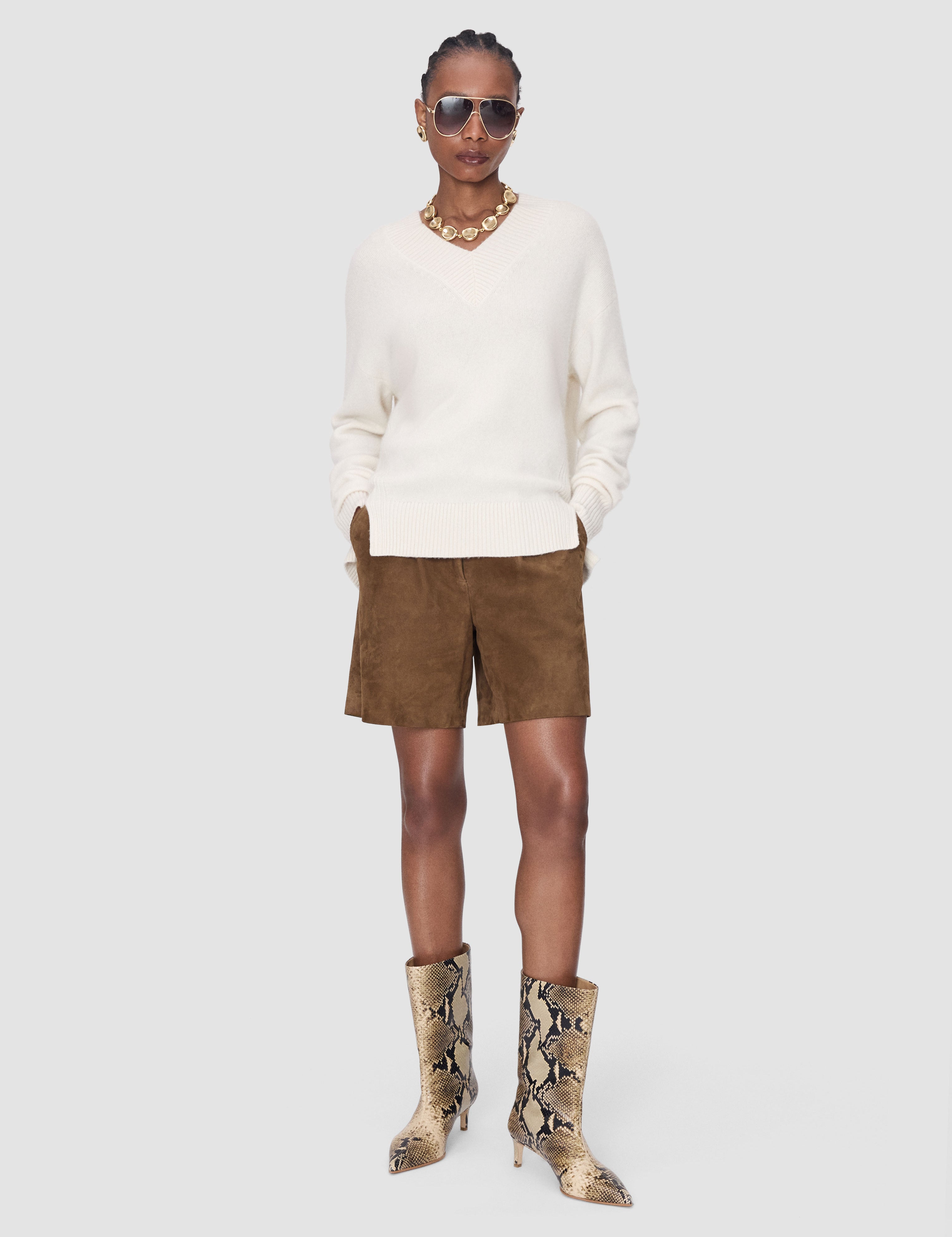 Beige Zinnia Cloud Cashmere Jumper - Joseph